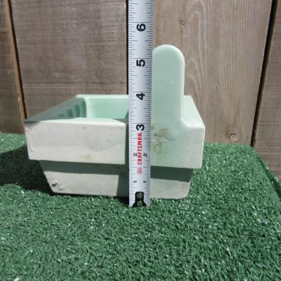 Vintage Robins Egg Blue In Wall Mount Bathroom Shower Soap Holder Bar Salvage